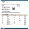 Thailand Bangkok Bank statement template in Word and PDF format, version 2