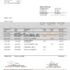 Turkey HSBC bank statement template in .doc and .pdf format