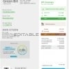UAE Dubai Electricity & Water Authority utility bill template in Word format (4 pages)