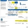 UAE Dubai Natural Gas Company Limited (Dugas) utility bill template in Word and PDF format