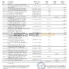 UAE Mashreq bank statement template in Excel and PDF format, 3 pages