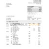 United Kingdom HSBC bank statement easy to fill template in Excel and PDF format