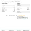 United Kingdom Ovo Energy electricity bill, Word and PDF template