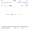 United Kingdom Starling bank statement template in Word and PDF format, good for address prove