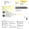 United Kingdom Yorkshire water utility bill template in Word and PDF format (2 pages)