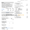 USA Texas AT&T telecommunications utility bill template in Word and PDF format (2 pages)