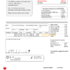USA Arizona City of Phoenix utility bill template in Word and PDF format
