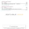 USA Bank of America bank statement template in Word and PDF format (4 pages), version 3