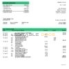 USA San Francisco CHIME bank statement template in Word and PDF format