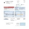 USA Carrington Mortgage Services bank statement easy to fill template in .xls and .pdf file format