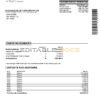 USA Chase bank statement Word and PDF template, 4 pages