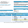 USA County of Orange California property tax bill template in Word and PDF format