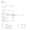USA Dave bank account statement, Word and PDF template, 5 pages