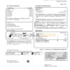 USA Discover bank credit card statement template in Word and PDF format (2 pages)