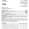 USA First Century bank proof of address statement template in Word and PDF format (.doc and .pdf)