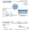 USA Georgia JACKSON EMC utility bill template in Word and PDF format (2 pages)