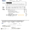 USA Louisiana Cleco Power electricity utility bill template in Word and PDF format