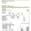USA Maine Natural Gas Portland utility bill template in Word and PDF format