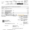 USA New York American Express Blue bank statement in Word and PDF format