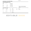 USA PNC bank statement template in Excel and PDF format, 2 pages