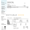 USA Pennsylvania PPL Electric utility bill template in Word and PDF format