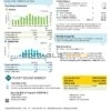 USA Washington Puget Sound Energy utility bill template in Word and PDF format
