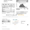 USA Spire gas utility bill template in Word and PDF format