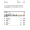 USA TD bank statement template in .xls and .pdf file format