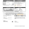 USA Texas TXU Energy utility bill template in Word and PDF format