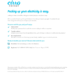 USA Texas Cirro Energy utility bill template in Word and PDF format (3 pages)