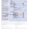 USA Time Warner Cabel utility bill, Word and PDF template, 3 pages