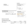USA Wells Fargo bank statement template in Word and PDF format, 7 pages
