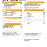 USA San Francisco Xfinity Comcast utility bill template in Word and PDF format (2 pages)