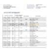 United Kingdom Metro Bank statement template in Word and PDF format