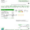 Uzbekistan GreenWorld utility bill template in Word and PDF (.doc and .pdf) format, fully editable