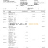Vietnam HSBC bank proof of address statement template in Word and PDF format