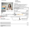 Portugal EDP electricity utility bill template in Word and PDF format