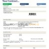 United Kingdom Tesco Mobile utility bill template in Word and PDF format