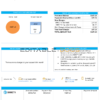 USA California Directv utility bill template in Word and PDF format, good for address prove