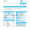 USA New York Optimum cablevision bill template in Word and PDF format