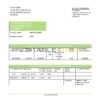 Andorra Credit Andorra bank statement template in Word and PDF format