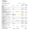 Angola Banco BIC proof of address bank statement template in Word and PDF format