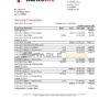 Angola Banco BIC bank statement template in Excel and PDF format