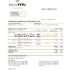 Angola Banco Yetu bank statement easy to fill template in Word and PDF format