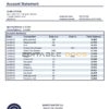Argentina Banco Macro S. A. bank statement template in Excel and PDF format