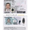 Argentina ID card template in PSD format, fully editable, with all fonts, 2020 – present