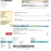 Argentina Telecom utility bill template in .doc and .pdf format fully editable, good for address prove