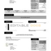 Australia Utilibill easy to fill template in Word and PDF format (.doc and .pdf)