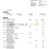Australia Bank of Melbourne bank account statement, Word and PDF template, 6 pages