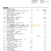 Australia Bank of Melbourne bank account statement, Word and PDF template, 6 pages